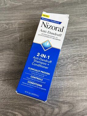 Nizoral 2-in-1 Anti Dandruff Shampoo and Conditioner 14 Fl Oz Sealed Exp 02/27